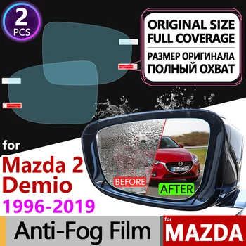 Pentru Mazda 2 Demio 1996~2019 DW DY DE DJ Acoperire Completă Anti Ceață Film Oglinda Retrovizoare Accesorii 2003 2008 2013 2016 2017 2018