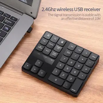 Reîncărcabilă Tastatura Wireless Number Pad pentru Laptop PC Tastatura Reincarcabila Portabile Tastatura Chatpad tastatura Numerică de Vânzare Fierbinte