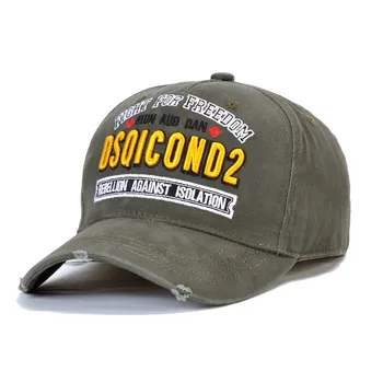 2020 DSQICOND2 Șapcă de Baseball Bumbac Capace DSQ2 Scrisori de Brand de Înaltă Calitate Capac Bărbați Femei Design Clientului DSQ Logo Hat Capac Negru