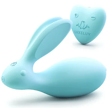 Noi WOWYES Telecomanda Wireless Dual Vibrator Rabbit punctul G, Clitorisul Stimulator Curea Pe Vibratoare Jucarii Sexuale Pentru Femei Cupluri