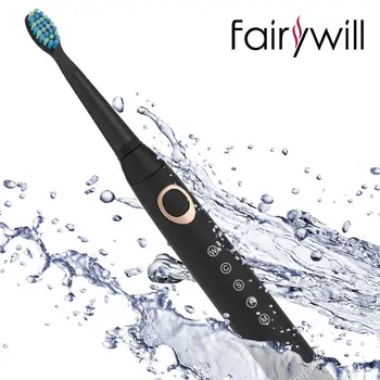 Fairywill EF-508 Periuta de dinti Electrica 5 Moduri rezistent la apa IPX7 3 Capete de Perie Automată cu Ultrasunete periuță de dinți pentru Adulți și Copii
