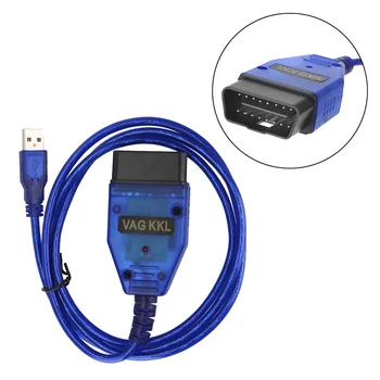 VAG-COM 409.1 OBD2 USB Cablu de Diagnosticare Scanner CH340 Cip de pe Instrumentul de Scanare Interfață Pentru VW Audi Volkswagen Skoda Vag Com 409Com