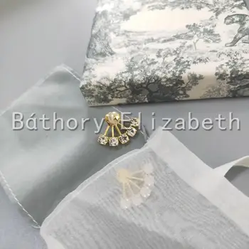 Elizabeth Bathory 2020 Nou Contractate De Moda Pendientes Cinci Stras Dantelate Perla Cercei Stud Cercei Pentru Femei