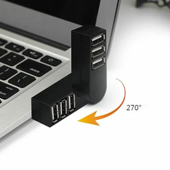 7-Port USB 2.0 Hub cu Mare Viteză Adaptor Comutator On/Off pentru Laptop PC-ul Home Office JR Oferte