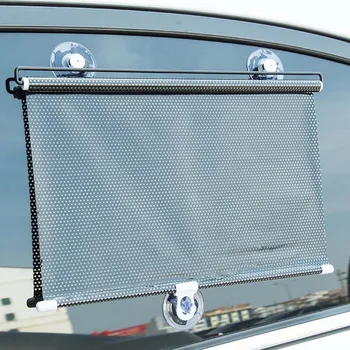 Universal fereastra parasolar Auto PVC Ferestre parasolar auto fata spate lateral retractabil Anti UV, Parasolar accesorii de protecție 15764