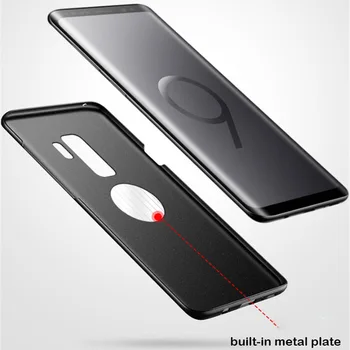 Aixuan Magnetic de Caz pentru iPhone XS MAX XR X 8 Plus 7 Mat Greu de Adsorbție Cazuri Acoperă pentru iPhone 7 6 6S Plus Samsung Caz