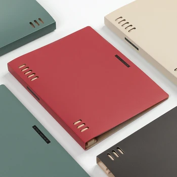 Noua Serie de Epocă de Frunze Vrac Notebook WSG-RUSP12 A5 B5 4 Culori Textura Mata Coperta Design Simplu 8 Găuri Bobina