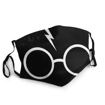 Fulger Ochelari de Harry Flash Ochelari Grafic de moda Potter-iubitorii Slim Harajuku Bumbac de tela lavables con filtro lavabil