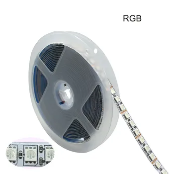 Super-Luminos 5m 5050 RGB LED Strip Lumina 120LED/m 12V DC Banda de LED-uri de Control de la Distanță pentru Interior Dormitor Acasă TV de Fundal de Decor