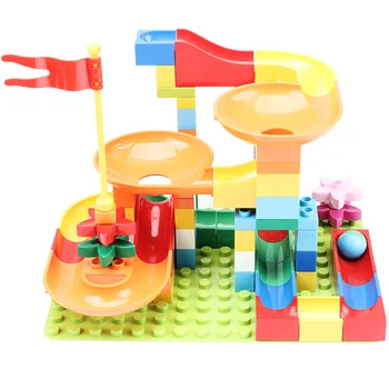 55-162Pcs Marmură Alerga Cursa Compatibil LegoINGly Duploed,Dimensiunea Mare Clădire din Cărămidă DIY Pâlnie Slide Labirint de Bile de Jucărie Pentru Copii Cadouri 1586