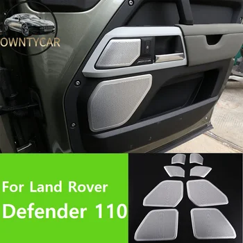 8 BUC Aluminiu Aliaj de Argint Pentru Land Rover Defender 110 130 2020 Portiera Difuzor Capacul Panoului Ornamental Accesorii Auto 1588