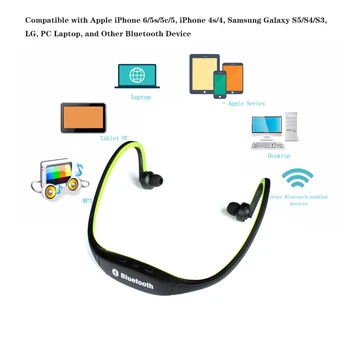 Daono S9 Wireless Bluetooth Headset Sport Căști Bluetooth Căști cu Microfon pentru iphone, Huawei, XiaoMi Telefon