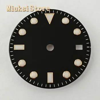 1BUC 28.5 mm sterile cu cadran luminos cadran de ceas se potrivesc NH35 circulație