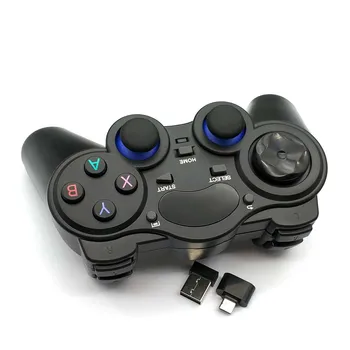 Wireless Gaming Controler Joypad 2.4 GHz Gamepad Cu Micro USB OTG Convertor Adaptor Pentru Tablete Android, PC, TV Box