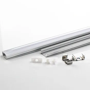 10-20 buc DHL 1m CONDUS Profil de Aluminiu pentru 5050 5730 LED de Greu Bar de Lumină LED, carcasă din Aluminiu cu Capac Capac