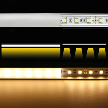 10-20 buc DHL 1m CONDUS Profil de Aluminiu pentru 5050 5730 LED de Greu Bar de Lumină LED, carcasă din Aluminiu cu Capac Capac