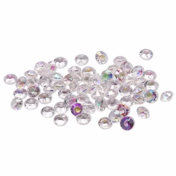 10000Pcs/Sac 4.2 mm 1/3Carat Crystal Clear Diamond Confetti Nunta Masă Scatter Decor cabină de duș de mireasă nunta decor