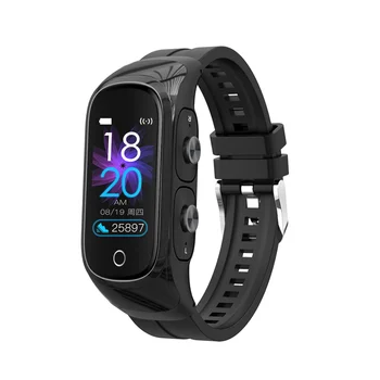 Brățară inteligent și TWS Pavilioane 2 in 1 rata de inima tensiunea mesaj împinge smartwatch sport multiple modul inteligent watch