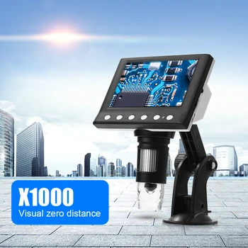 1000X Digital Microscop Electronic 4.3 inch HD Ecran LCD Portabil Microscop 720P Digital cu LED-uri Lupa de Reparații Instrument de Lipit