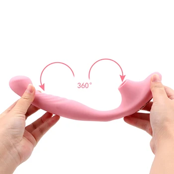 OLO Penis artificial Vibratoare pentru Vagin Supt Fraier Stimulare Clitoris Sex Oral sex Feminin Masturbari Jucarii Sexuale Pentru Femei Produse pentru Sex