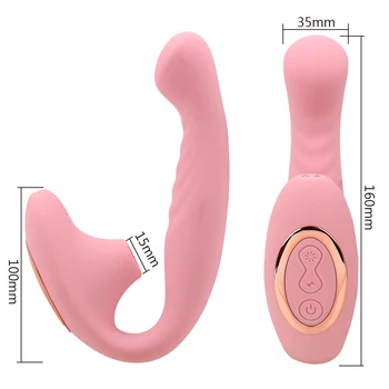 OLO Penis artificial Vibratoare pentru Vagin Supt Fraier Stimulare Clitoris Sex Oral sex Feminin Masturbari Jucarii Sexuale Pentru Femei Produse pentru Sex