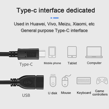 AIXXCO C USB la Adaptorul USB OTG Cablu USB de Tip C Male la USB 3.0 de sex Feminin Cablu Adaptor pentru MacBook Pro Samsung Tip C Adaptor