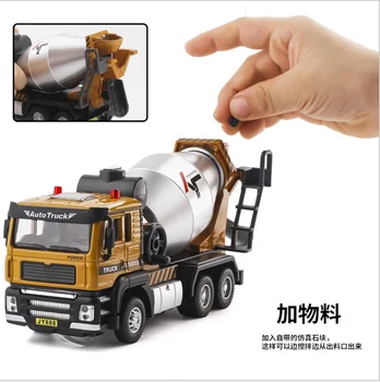 Cheng camion mixer de beton camion piatra de sunet de lumină reveni vigoare aliaj jucărie ziua de anul nou cadou de Crăciun