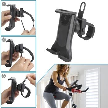 Reglabil Suport Comprimat Muntele 360 de Grade Rotativ Suport Telefon suport Suport pentru Ghidon Bicicleta Clip Stand Universal 4-12 inch
