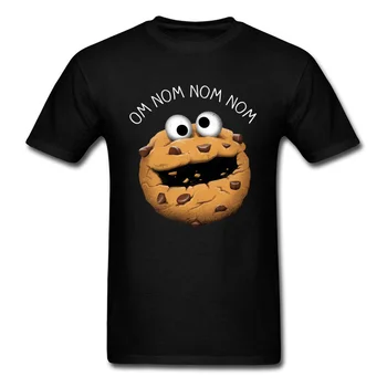 Om Nom Monstru Cookie Tricou 3D de Desene animate Topuri Oameni Amuzant Tricou de Vara Tricouri de Bumbac T-shirt O de Gât Haine Hip Hop