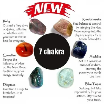 7PCS Yoga Viața Chakra Neregulate Reiki de Vindecare cu Cristale de Piatra de Cristal Natural Spirituală Chakra Piatra de Culoare Amestecat Biroul de Acasă