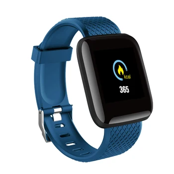 Smartwatch 116 Plus Inteligent Ceas Sport Fitness Brățară Pedometru Rata de Inima Informationg Memento rezistent la apa pentru toate telefoanele 16256