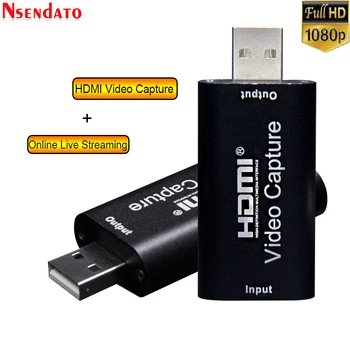 Mini 4K HDMI 1080P La USB 2.0 USB2.0 Card de Captura Video Joc de Telefon de Înregistrare Cutie pentru PC-ul de pe Youtube OBS DVD Live Streaming de Difuzare