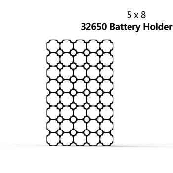 32650 32700 5x8 Battery Holder Suport de Siguranță Anti-Vibratii Suport de Plastic Distanțier Suport pentru Asamblare DIY 32650 Bateria