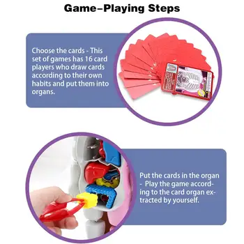 4D Asamblat Modelul Corpului Uman Jucarii Educative Model Desktop Model de Joc Pentru Copii, Copii Științifice Biologice Jucărie