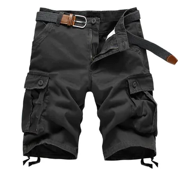 Vara 2020 Bărbați Militare pantaloni Scurți Pierde Multi-buzunar de Bumbac Barbati Card Negru Bărbați Tactice pantaloni Scurți pantaloni Scurți 29-44 Fara Centura