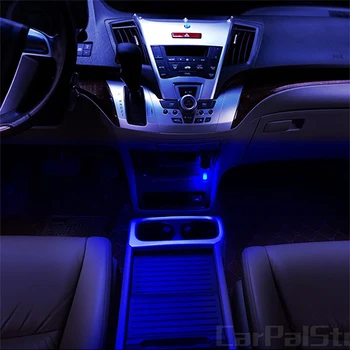 Interior masina luces LED para auto Lampă Decorativă Albastru de lumină ambientală Decor Interior Atmosfera Accesorii Auto Lumini 12V