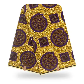 African wax printuri material pentru mozaic african tesatura 6 yarzi de țesătură de bumbac african real ceara ankara material pentru haine