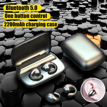 Bluetooth 5.0 Os Căști de Conducere Poartă Agățat Cască Sport Handsfree Hands-free Impermeabil Sweatproof Căști