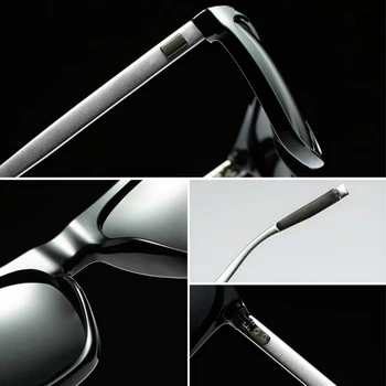 Brand de lux de Design Polarizat ochelari de Soare pentru Barbati/Femei din Aluminiu Magneziu polar negru de Conducere Ochelari de Soare vintage Nuante de sex Masculin