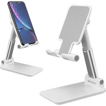 Universal Metal Desktop Suport Comprimat Celulă de Tabel Pliabil Extinde Birou Suport pentru Telefonul Mobil, Stand Pentru iPhone iPad Reglabil