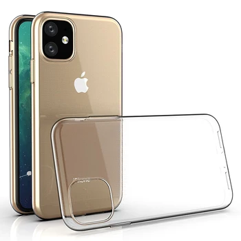 100buc 0,3 mm Silicon Moale TPU Transparent Caz Pentru iPhone 12 Mini 11 Pro Max XS XR X 8 7 6 Plus SE Cer Ultra Capac Protecție