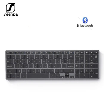 SeenDa rusă/franceză /germană/UK/US tastatura Bluetooth Wireless pentru Tableta Multi-Dispozitiv Wireless Reîncărcabilă tastatura