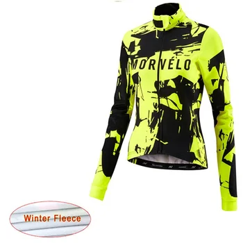 Morvelo 2021 Iarna Ciclism Jersey Femei Thermal Fleece cu Maneci Lungi Biciclete, Îmbrăcăminte pentru Vânt Biciclete MTB Jersey Jacket Ciclismo