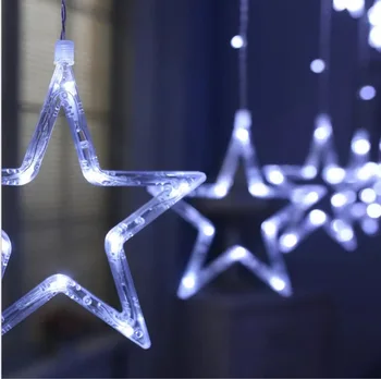 Steaua a CONDUS Sloi de gheață Șir de Lumini de Crăciun Garland în aer liber Acasă pentru Decoratiuni de Craciun pentru Casa de Anul Nou 2021christmas Ornamente