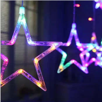Steaua a CONDUS Sloi de gheață Șir de Lumini de Crăciun Garland în aer liber Acasă pentru Decoratiuni de Craciun pentru Casa de Anul Nou 2021christmas Ornamente