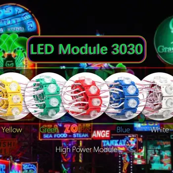 20BUC Modul cu LED-uri de Publicitate Lumina 3030 SMD 2W Impermeabil Super-Luminos Led-uri Semn Iluminare în aer liber, alb Șir led strip lumină