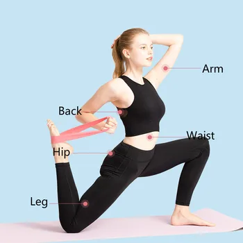 10-40Lbs de Fitness Elastic Benzile de Rezistență Set Yoga, Antrenament Exercițiu Mini Trupa de Gimnastică Acasă Echipamente Prada de Formare Benzi de Sport