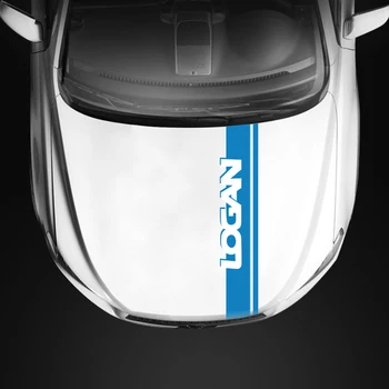 Auto Motor Capota Capota Sticker Dungi de Stickere de Decor Pentru DACIA LOGAN Auto Accesorii coafura