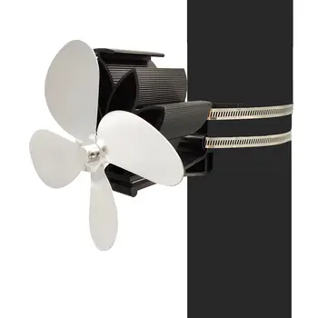 Căldură Alimentat Aragaz Fan Upgrade Conceput Funcționare Silențioasă cu Atracție Magnetică pentru Semineu Soba Fan Jurnal de Lemn Arzător Ventilator