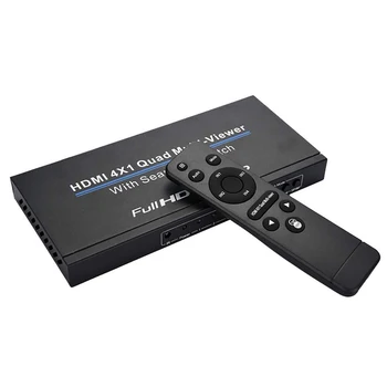 Comutare fără Sudură Multiviewer Comutator IR Ecran Splitter Converter compatibil HDMI 4x1 Comutator Quad Multi Viewer 5 Moduri de PS3 DVD